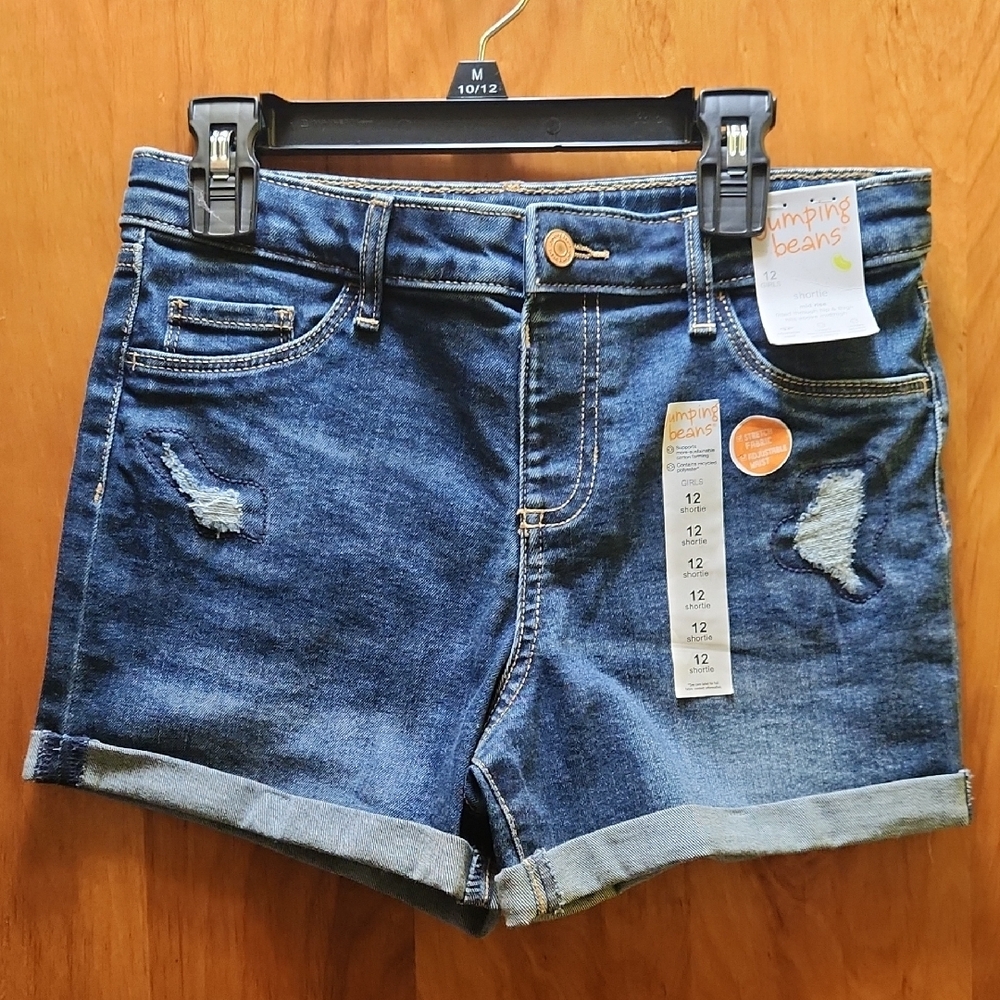 Jumping Beans Dark Blue Jean Shorts